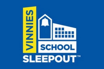 Vinnies School Sleepout stamp
